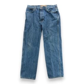 Vintage Levis 550 Jeans Mens 36x32 Blue Denim Relaxed Dark Wash 38x30 Tag Y2K
