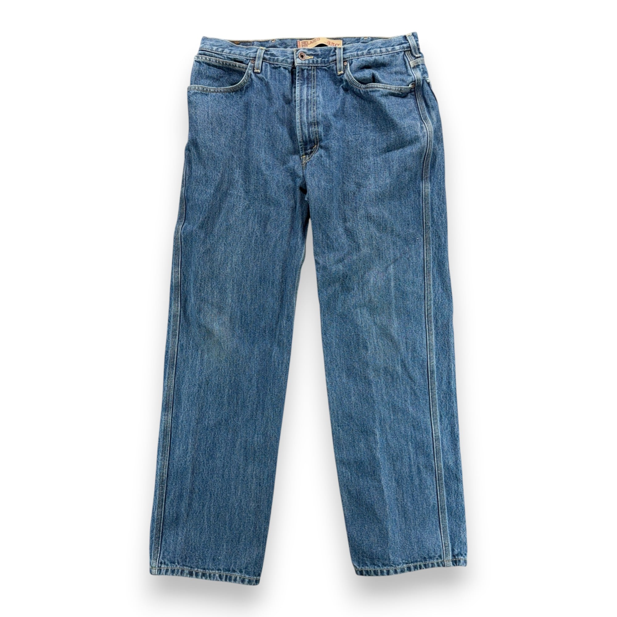Vintage Levis 550 Jeans Mens 36×32 Blue Denim Relaxed Dark Wash 38×30 Tag Y2K