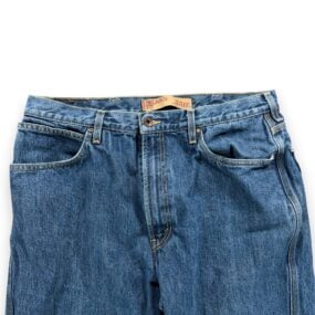 Vintage Levis 550 Jeans Mens 36x32 Blue Denim Relaxed Dark Wash 38x30 Tag Y2K