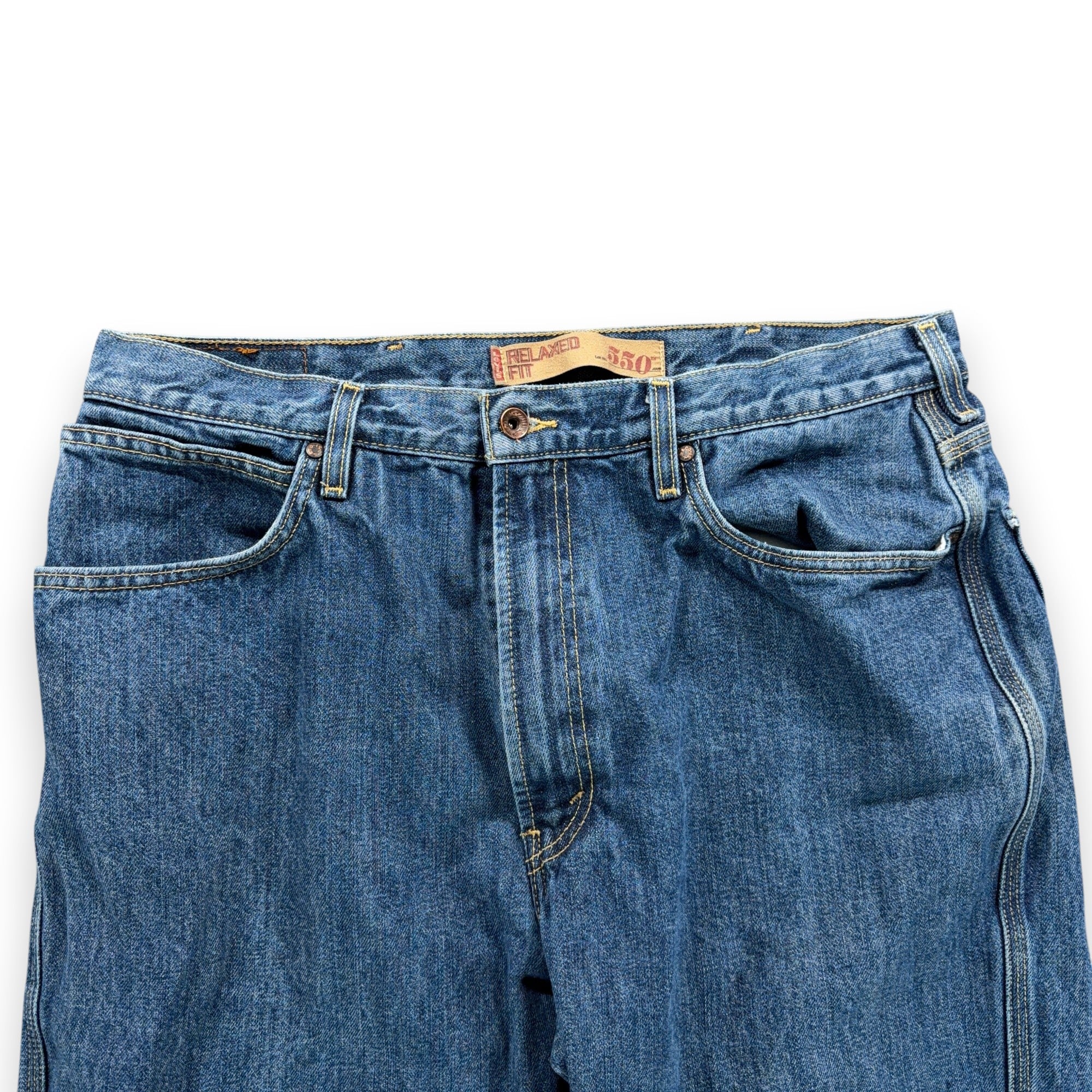 Vintage Levis 550 Jeans Mens 36x32 Blue Denim Relaxed Dark Wash 38x30 Tag Y2K-3 Vintage Levis 550 Jeans Mens 36x32 Blue Denim Relaxed Dark Wash 38x30 Tag Y2K