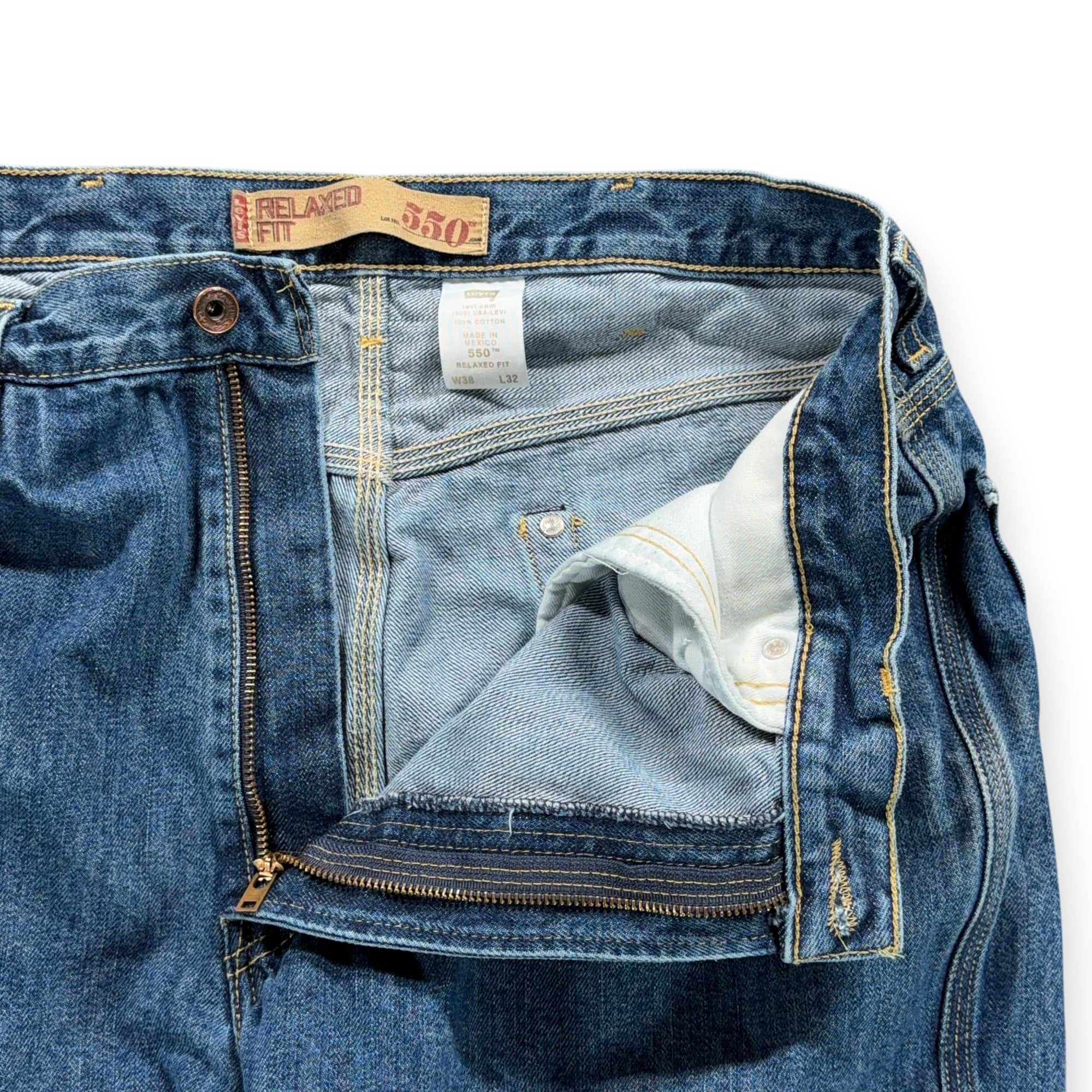 Vintage Levis 550 Jeans Mens 36x32 Blue Denim Relaxed Dark Wash 38x30 Tag Y2K-4 Vintage Levis 550 Jeans Mens 36x32 Blue Denim Relaxed Dark Wash 38x30 Tag Y2K