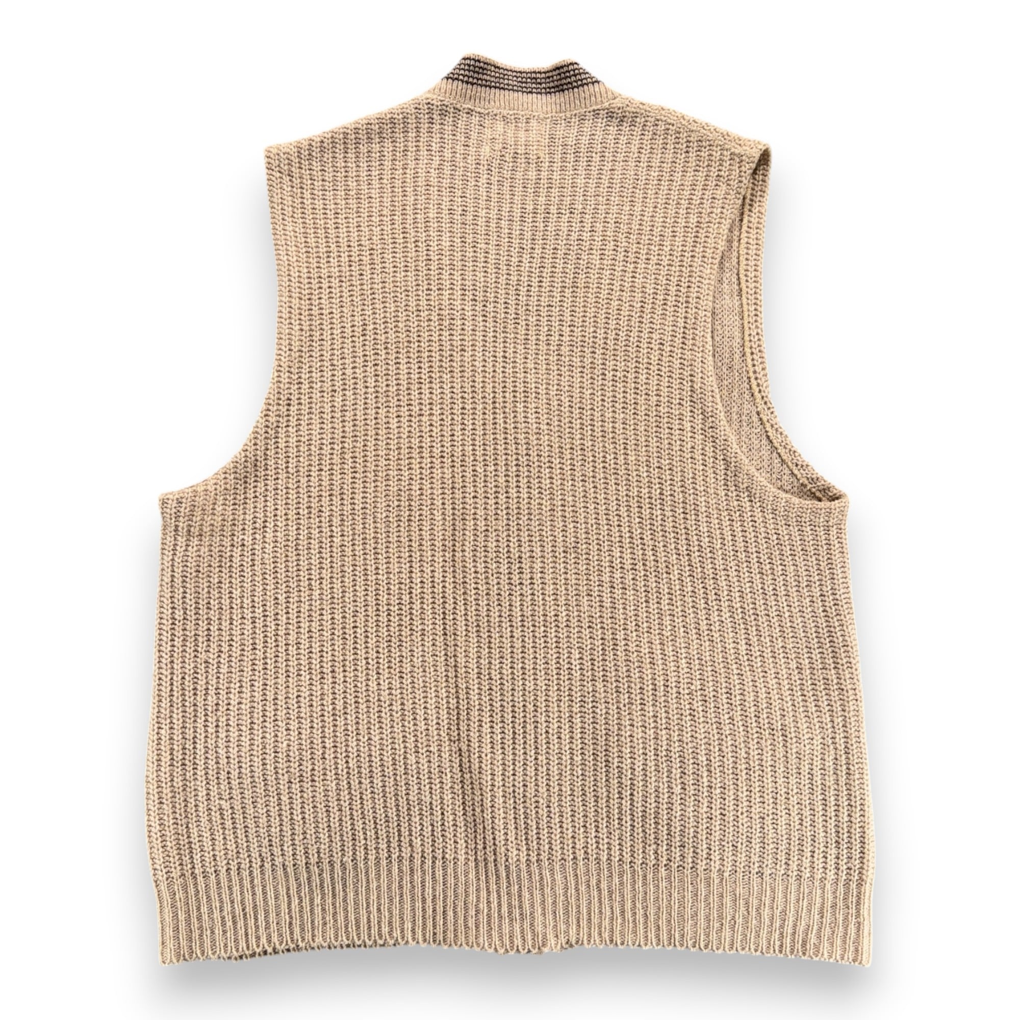 Vintage Pilgrim Sweater Adult MEDIUM Brown Cardigan Vest Sears Lamb Wool USA 60s-3 Vintage Pilgrim Sweater Adult MEDIUM Brown Cardigan Vest Sears Lamb Wool USA 60s