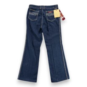 Vintage Jordache Jeans Mens 34x30 Blue Denim Bootcut Horse Deadstock Tags 80s