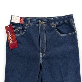 Vintage Jordache Jeans Mens 34x30 Blue Denim Bootcut Horse Deadstock Tags 80s