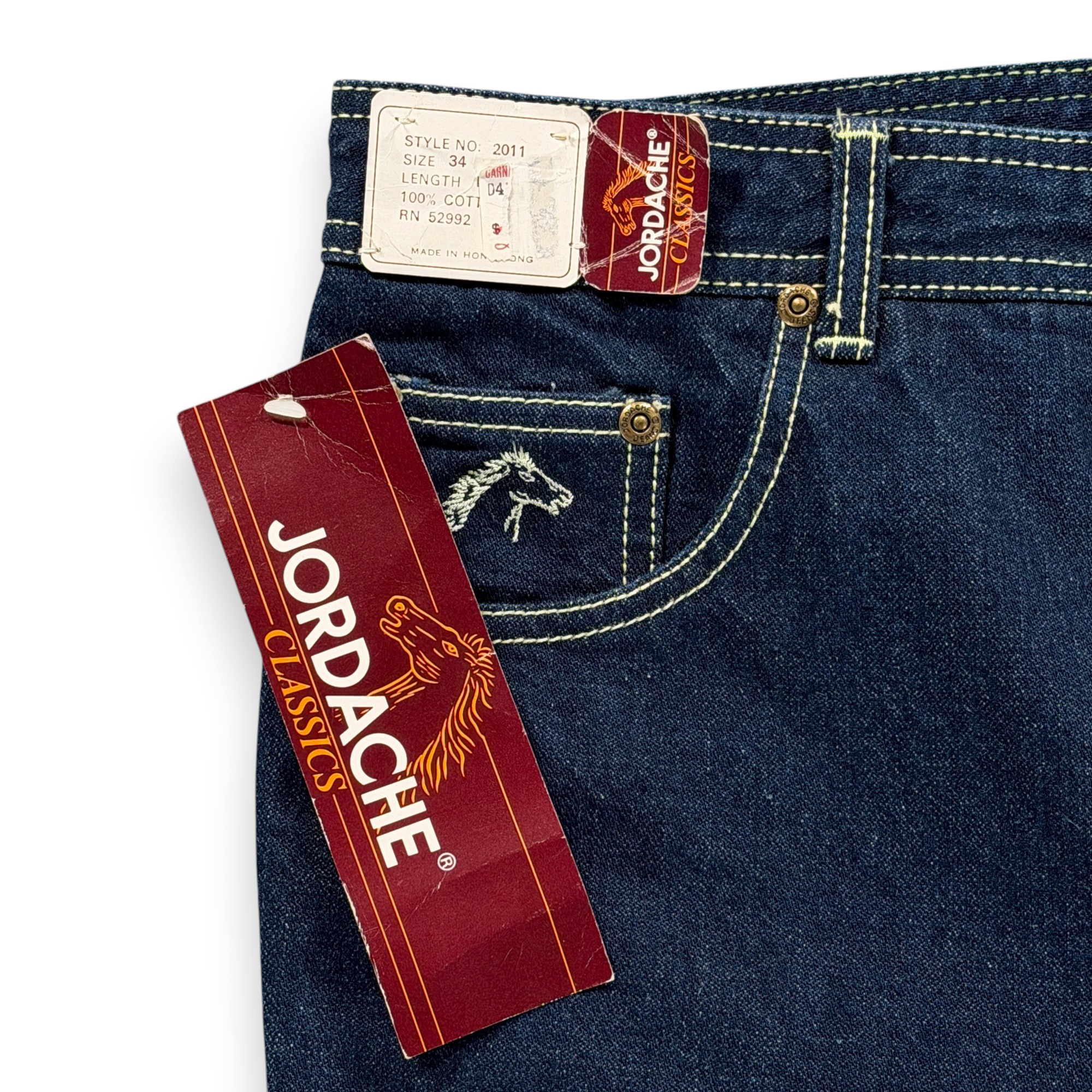 Vintage Jordache Jeans Mens 34x30 Blue Denim Bootcut Horse Deadstock Tags 80s-4 Vintage Jordache Jeans Mens 34x30 Blue Denim Bootcut Horse Deadstock Tags 80s