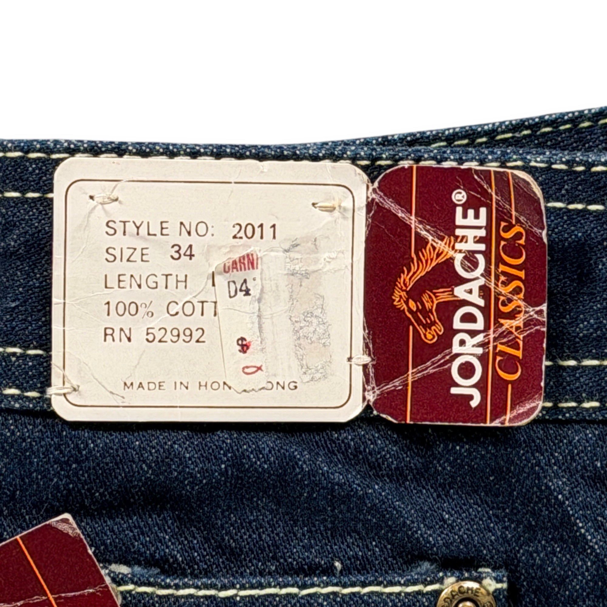 Vintage Jordache Jeans Mens 34x30 Blue Denim Bootcut Horse Deadstock Tags 80s-5 Vintage Jordache Jeans Mens 34x30 Blue Denim Bootcut Horse Deadstock Tags 80s