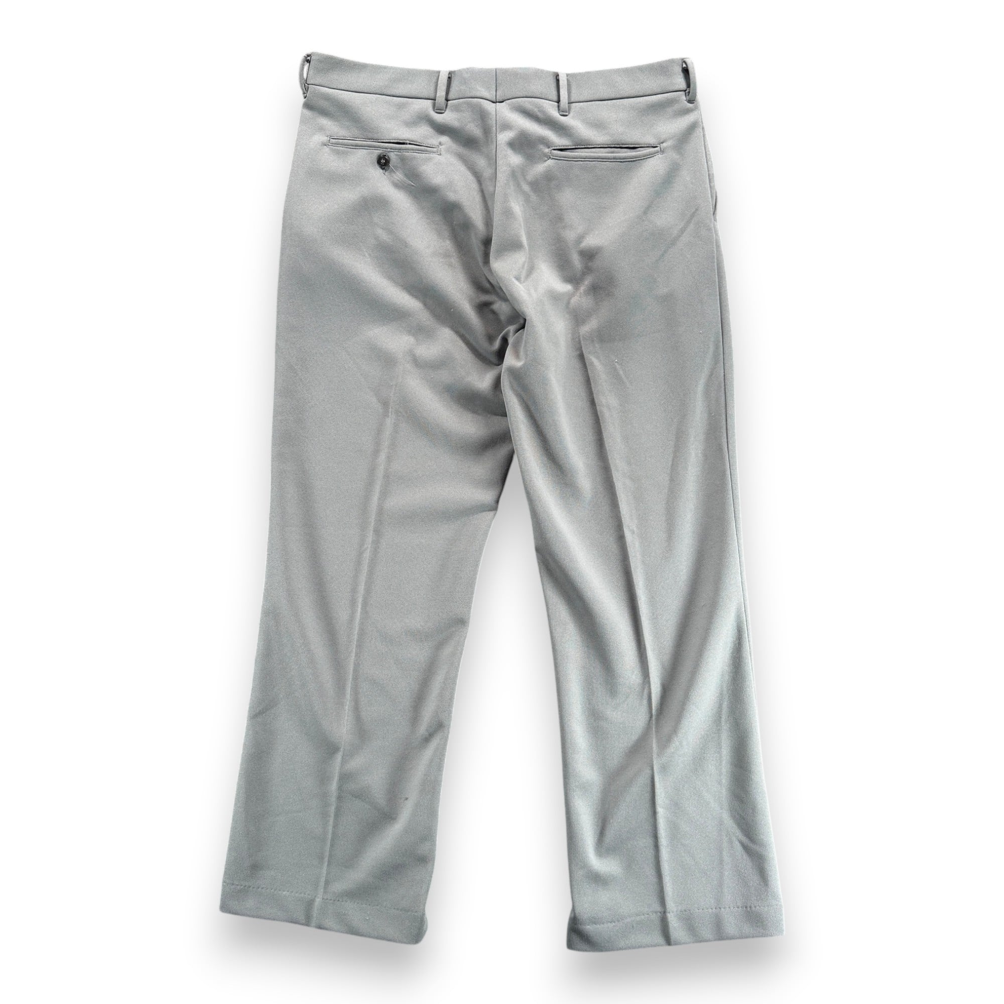 Vintage Disco Pants Mens 36x28 Gray Flared Talon Zipper Gusset Funky 70s-2 Vintage Disco Pants Mens 36x28 Gray Flared Talon Zipper Gusset Funky 70s