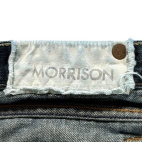 Gap Jeans Mens 33x29 Blue Cotton Dark Wash Denim Morrison Button Fly Faded