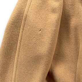 Vintage Hart Schaffner Marx Coat Adult LARGE Brown Camel Hair Trumpeter USA 70s