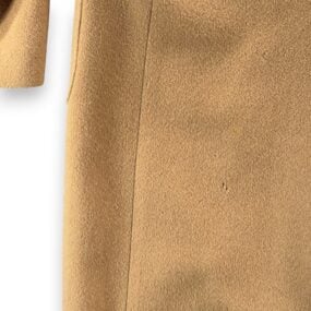 Vintage Hart Schaffner Marx Coat Adult LARGE Brown Camel Hair Trumpeter USA 70s