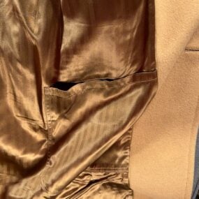 Vintage Hart Schaffner Marx Coat Adult LARGE Brown Camel Hair Trumpeter USA 70s