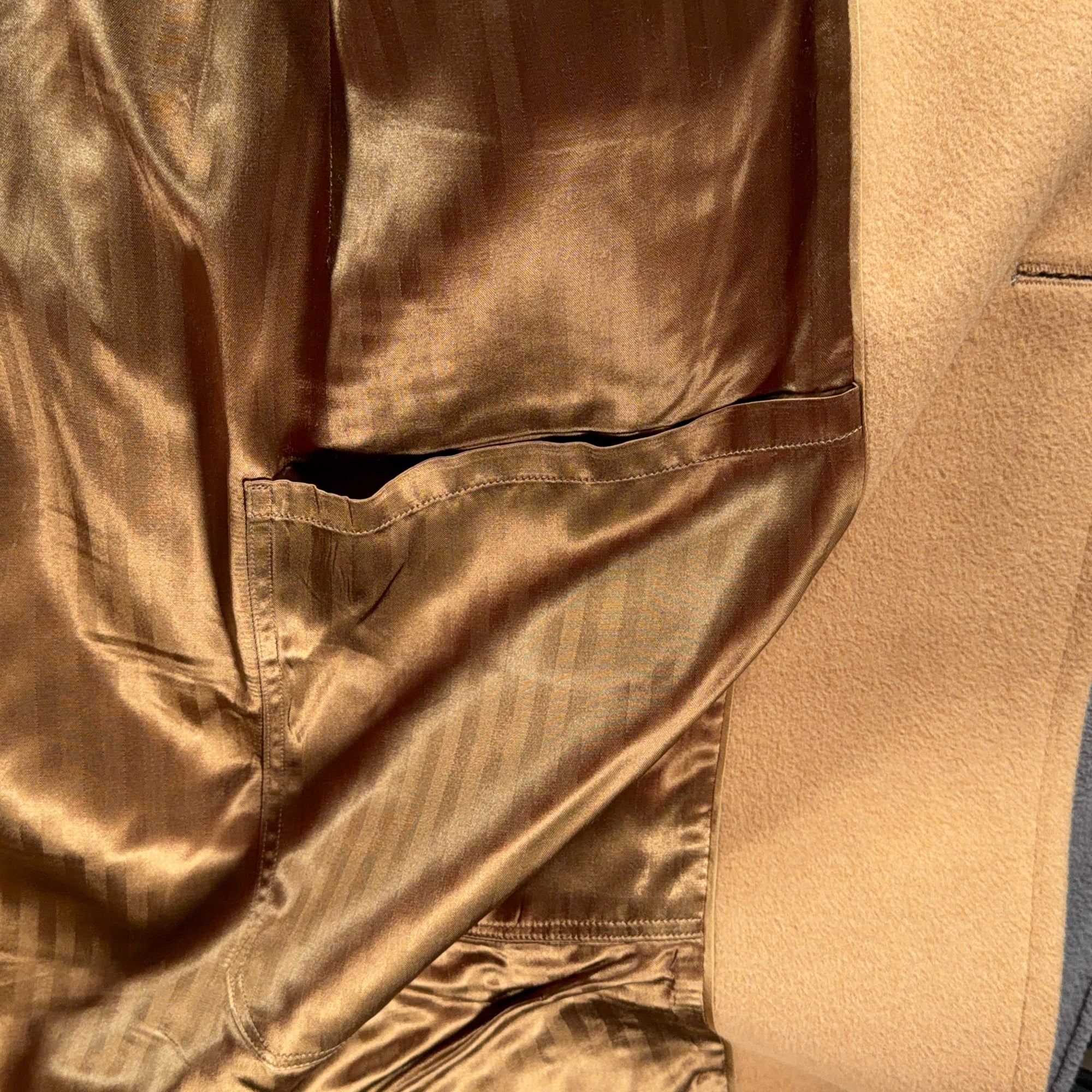Vintage Hart Schaffner Marx Coat Adult LARGE Brown Camel Hair Trumpeter USA 70s-6 Vintage Hart Schaffner Marx Coat Adult LARGE Brown Camel Hair Trumpeter USA 70s