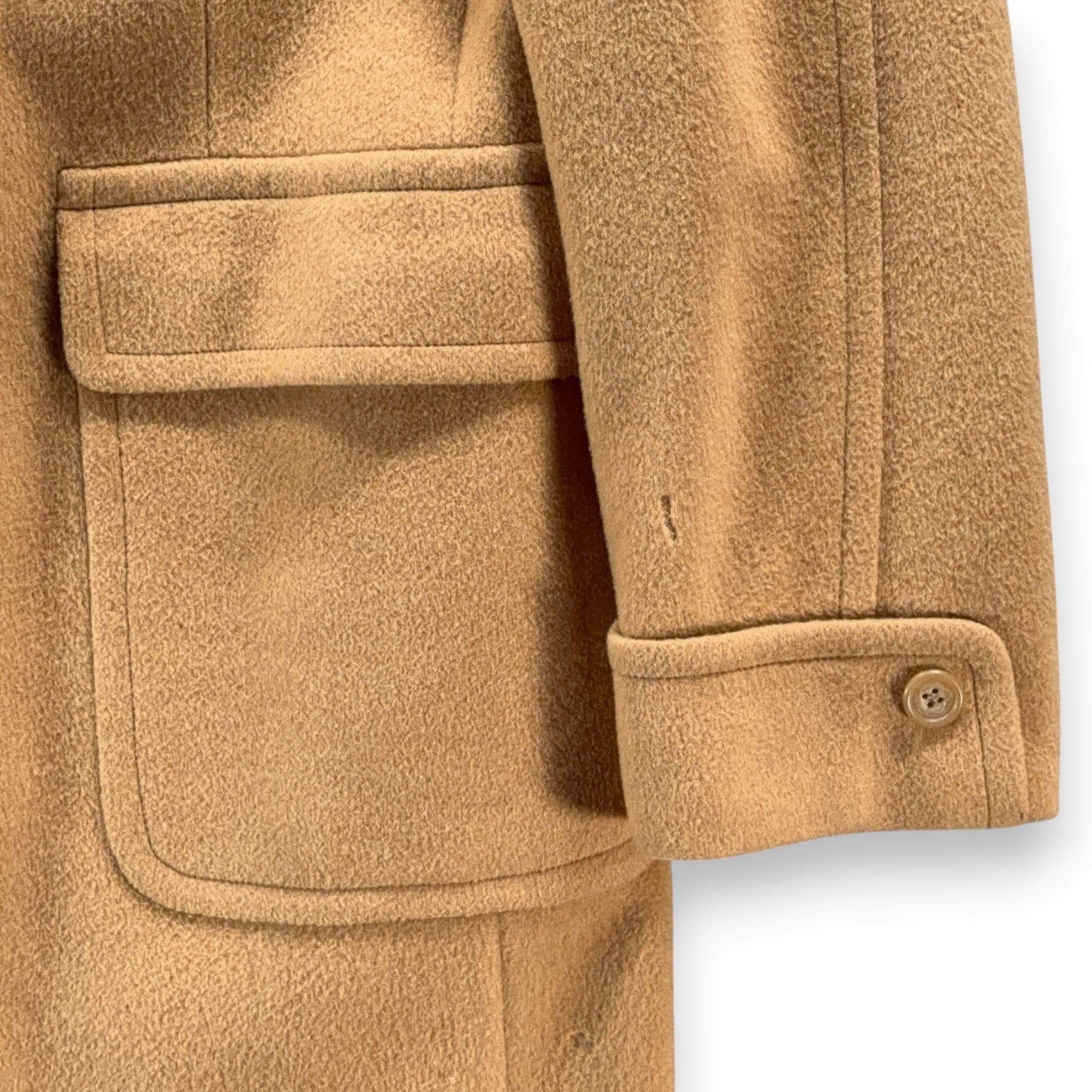 Vintage Hart Schaffner Marx Coat Adult LARGE Brown Camel Hair Trumpeter USA 70s-8 Vintage Hart Schaffner Marx Coat Adult LARGE Brown Camel Hair Trumpeter USA 70s