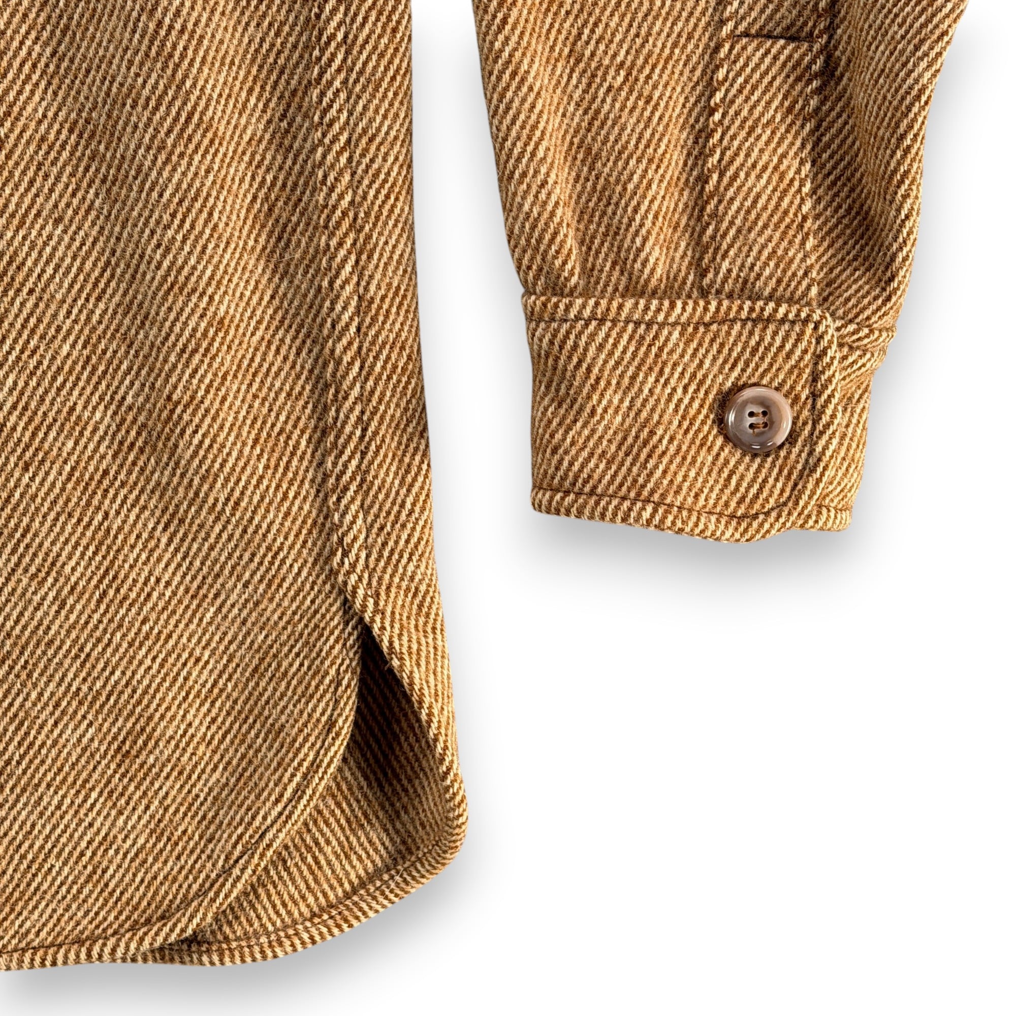 Vintage Woolrich Shirt Adult MEDIUM Brown Wool Blend Twill Workwear Heritage 70s-7 Vintage Woolrich Shirt Adult MEDIUM Brown Wool Blend Twill Workwear Heritage 70s