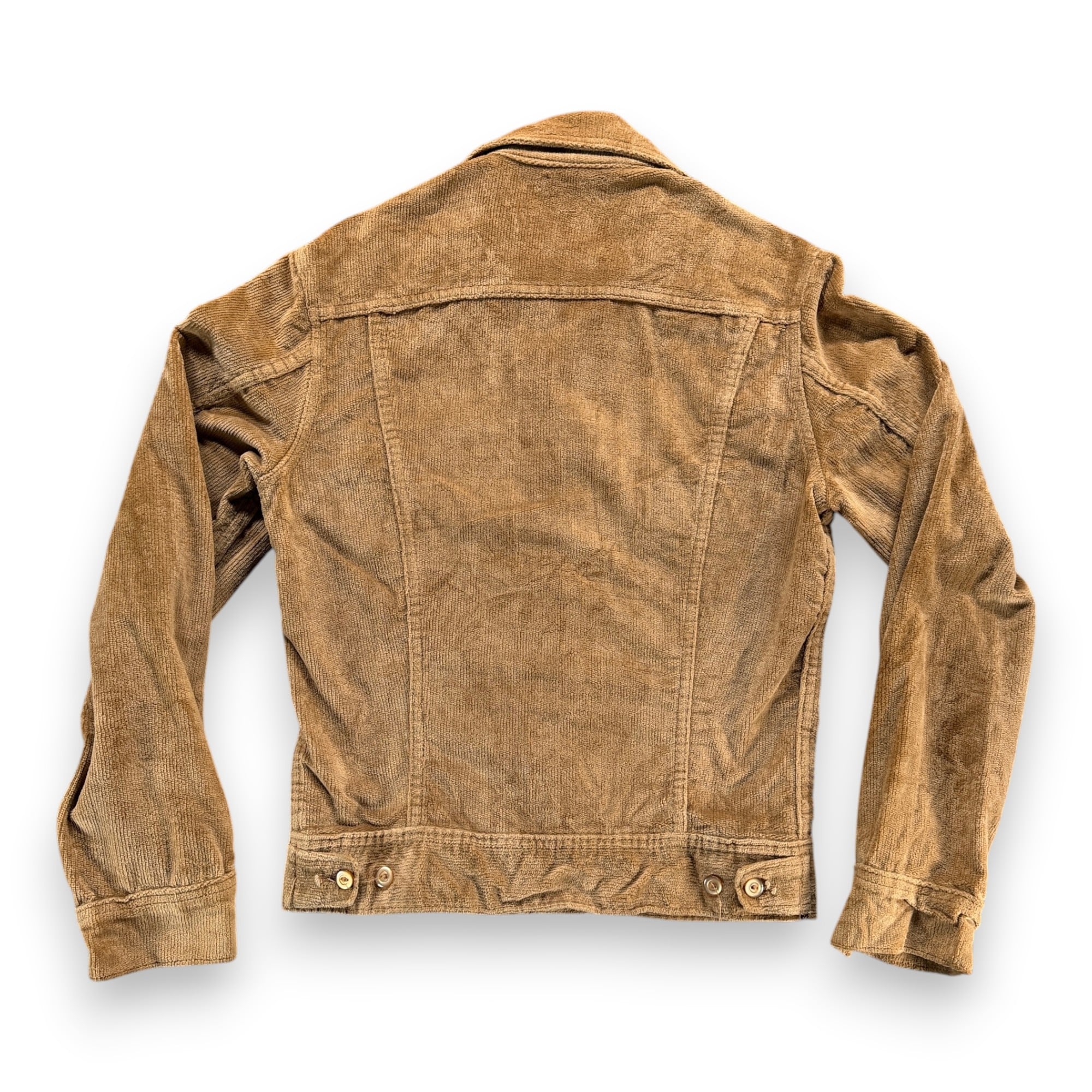 Vintage Lee Jacket Womens SMALL Brown Corduroy Velour Snap Trucker USA 70s-3 Vintage Lee Jacket Womens SMALL Brown Corduroy Velour Snap Trucker USA 70s