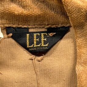 Vintage Lee Jacket Womens SMALL Brown Corduroy Velour Snap Trucker USA 70s