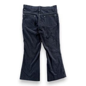 Vintage Billy The Kid Pants Mens 32x25 Blue Corduroy Talon Zipper Youth USA 70s