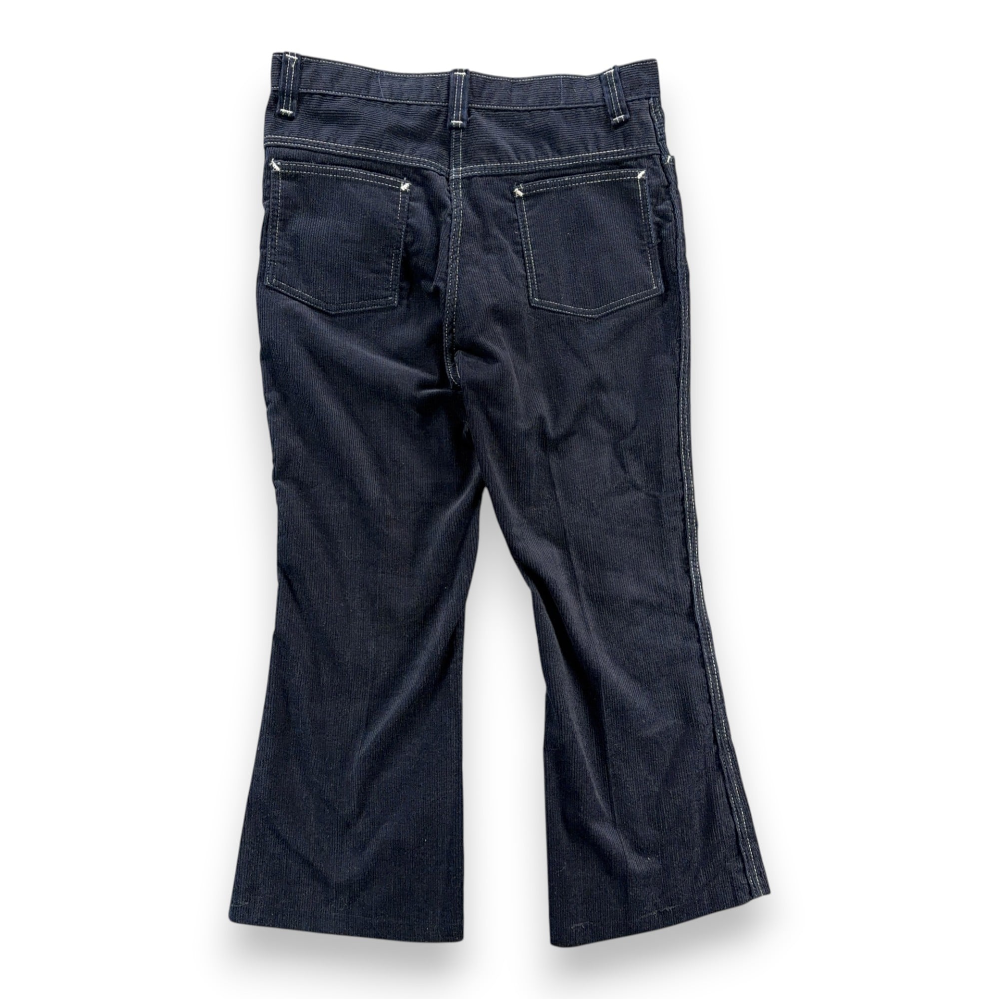 Vintage Billy The Kid Pants Mens 32x25 Blue Corduroy Talon Zipper Youth USA 70s-2 Vintage Billy The Kid Pants Mens 32x25 Blue Corduroy Talon Zipper Youth USA 70s