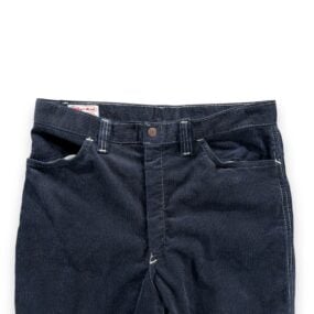 Vintage Billy The Kid Pants Mens 32x25 Blue Corduroy Talon Zipper Youth USA 70s