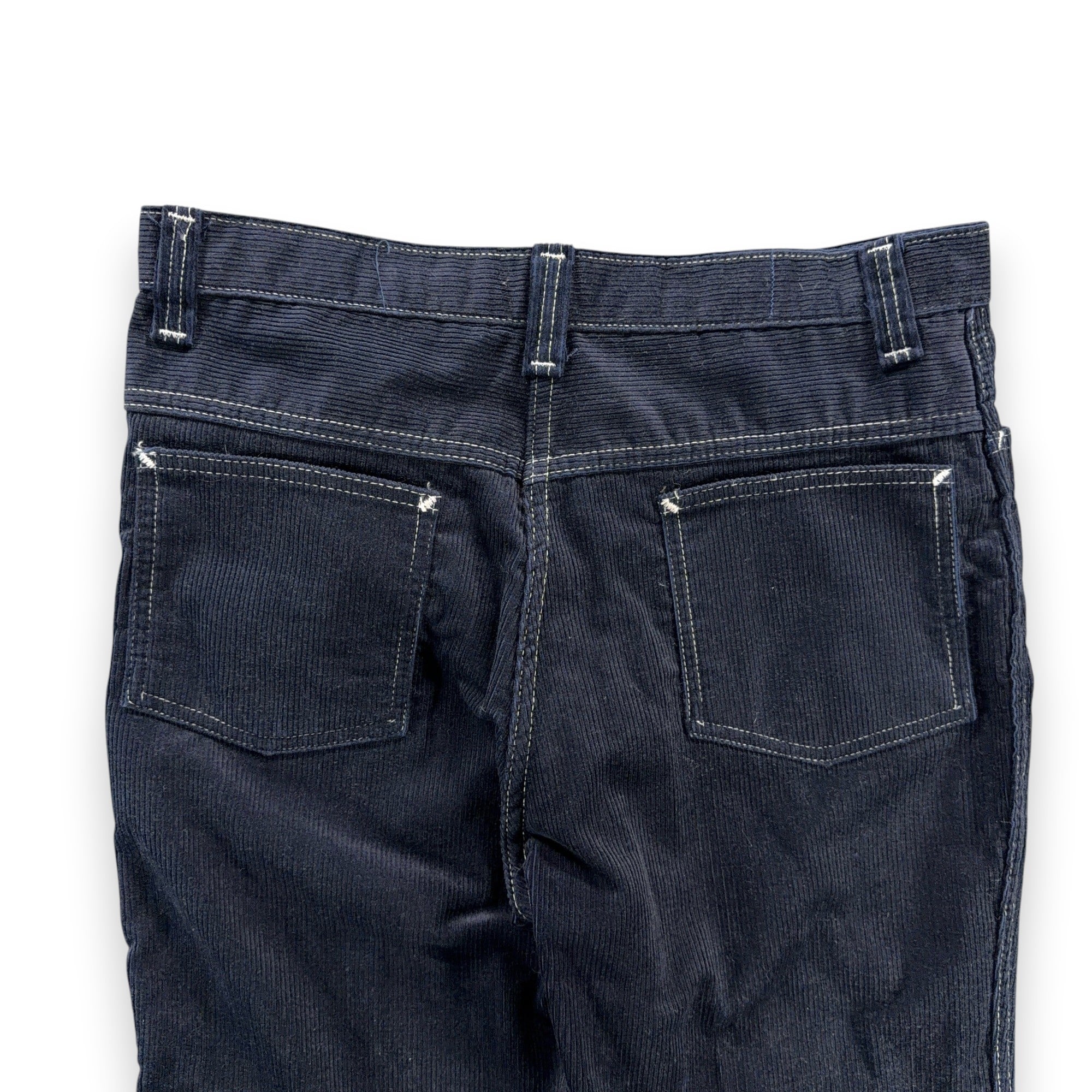 Vintage Billy The Kid Pants Mens 32x25 Blue Corduroy Talon Zipper Youth USA 70s-8 Vintage Billy The Kid Pants Mens 32x25 Blue Corduroy Talon Zipper Youth USA 70s