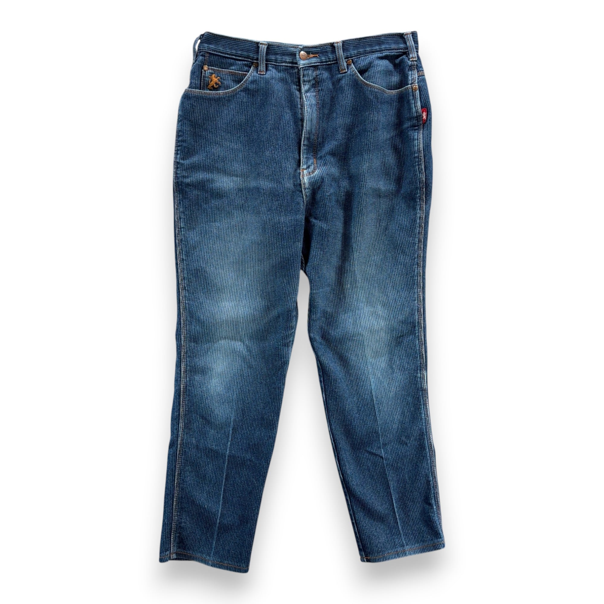 Vintage Braxton Jeans Mens 34x29 Blue Corduroy Denim Stretch Faded Whisker 90s-1 Vintage Braxton Jeans Mens 34x29 Blue Corduroy Denim Stretch Faded Whisker 90s
