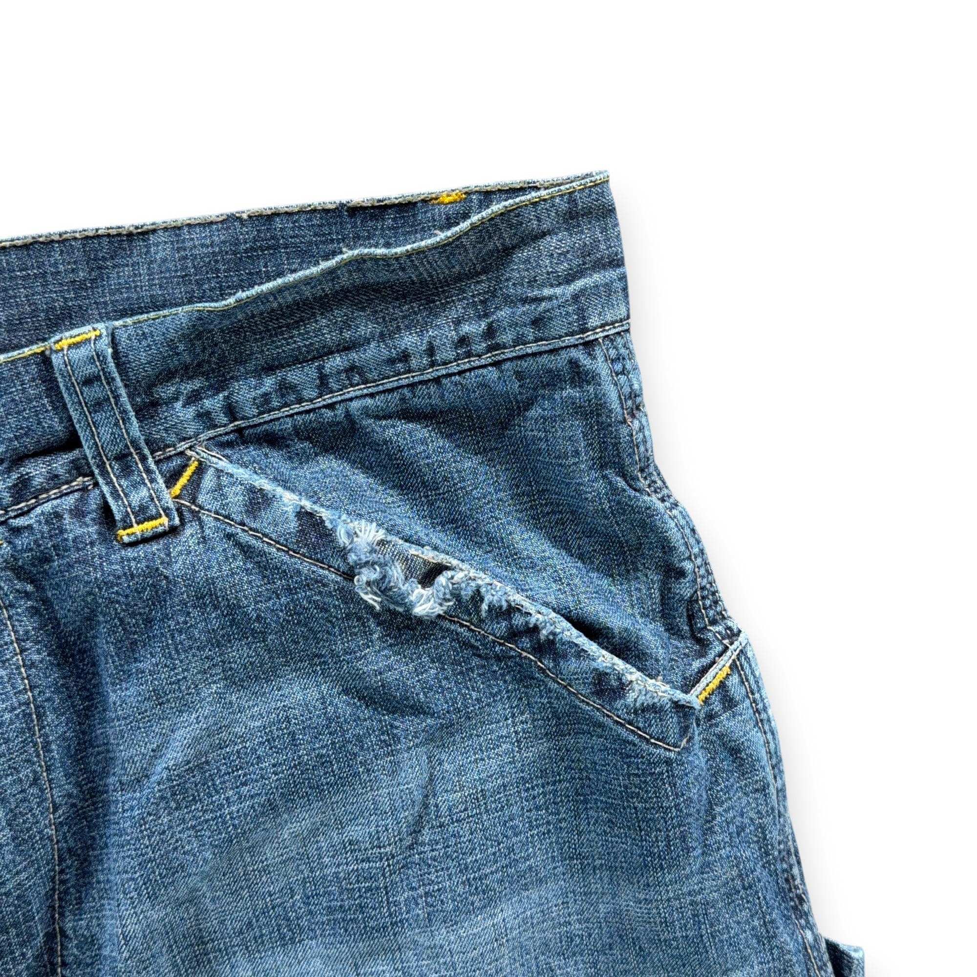 Vintage Lucky Brand Jeans Mens 34x32 Blue Carpenter Dungarees Cotton Denim 90s-8 Vintage Lucky Brand Jeans Mens 34x32 Blue Carpenter Dungarees Cotton Denim 90s