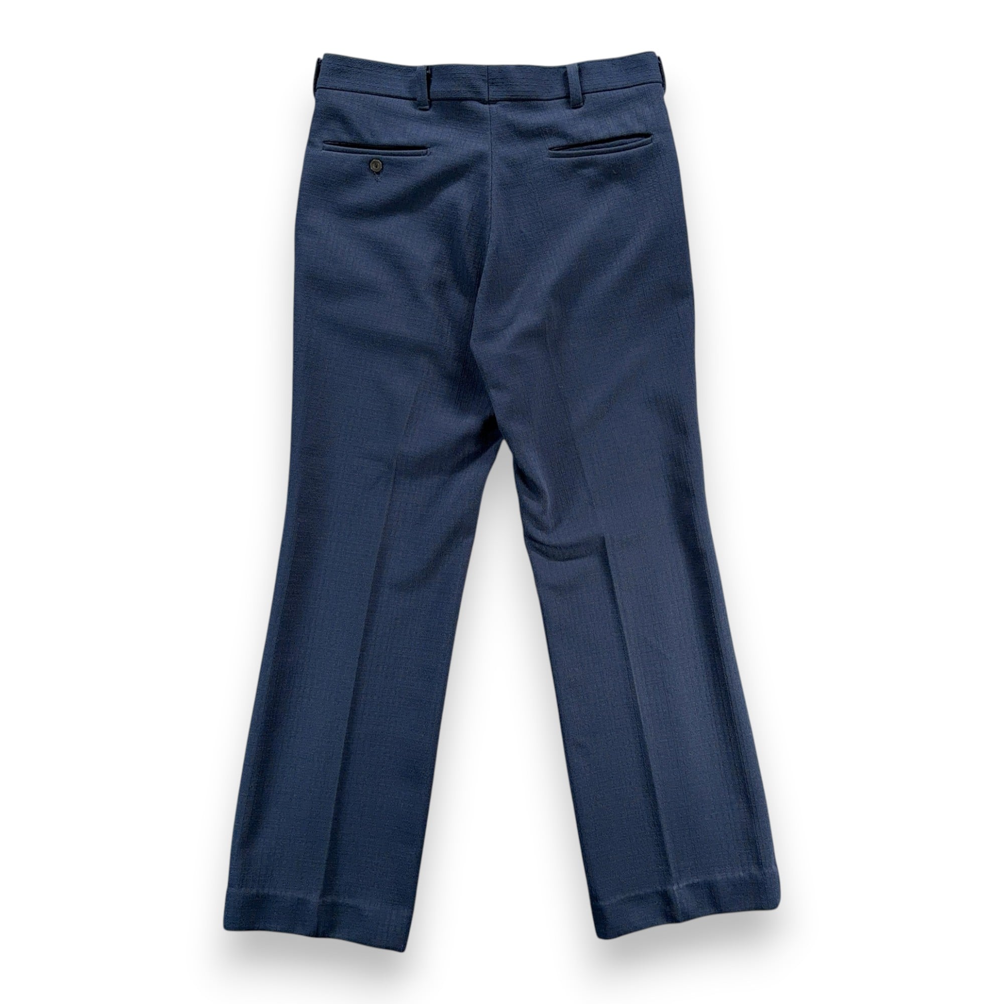Vintage Pants Mens 32x30 Blue YKK Zipper Talon Hardware Textured Leisure 70s-2 Vintage Pants Mens 32x30 Blue YKK Zipper Talon Hardware Textured Leisure 70s