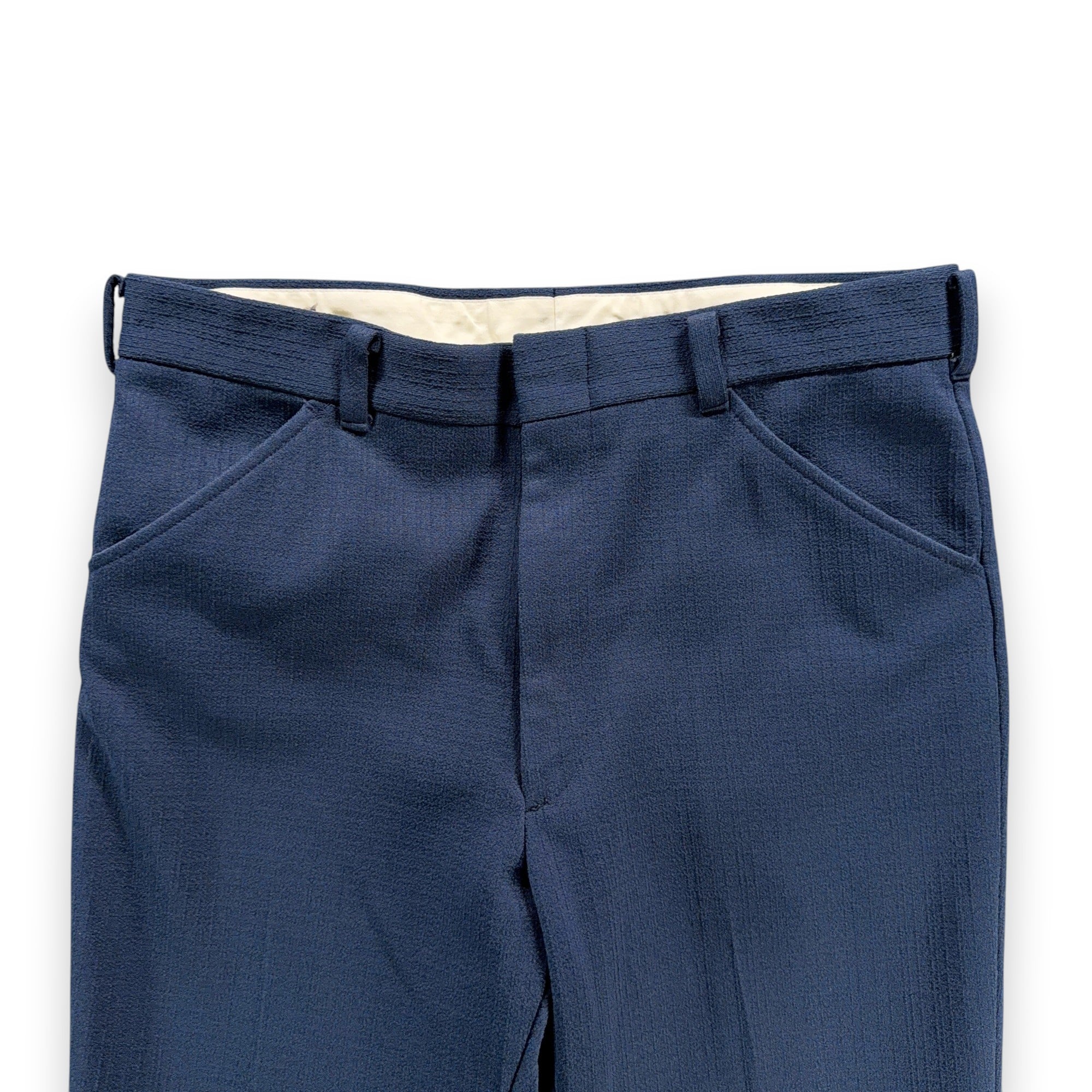 Vintage Pants Mens 32x30 Blue YKK Zipper Talon Hardware Textured Leisure 70s-3 Vintage Pants Mens 32x30 Blue YKK Zipper Talon Hardware Textured Leisure 70s