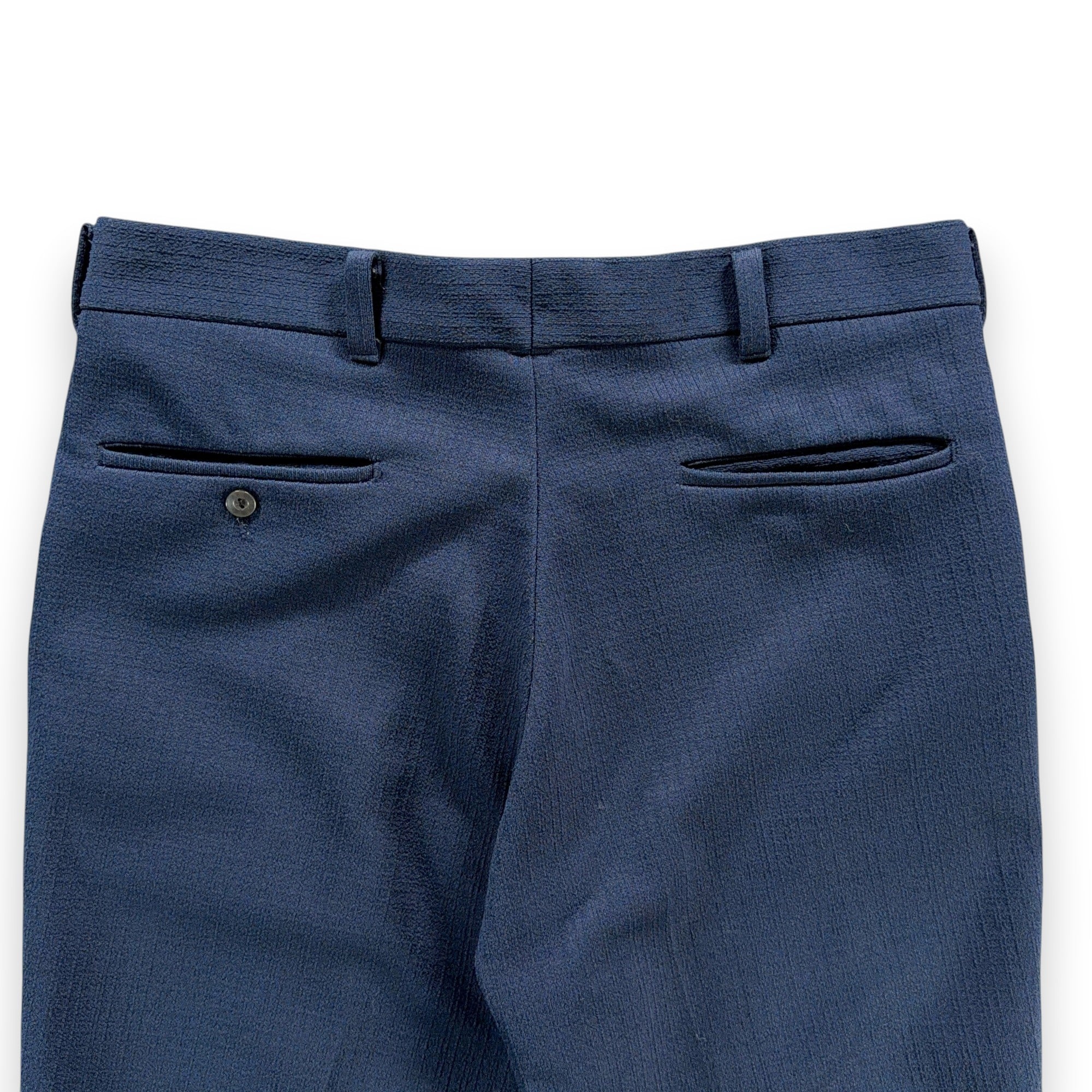 Vintage Pants Mens 32x30 Blue YKK Zipper Talon Hardware Textured Leisure 70s-8 Vintage Pants Mens 32x30 Blue YKK Zipper Talon Hardware Textured Leisure 70s