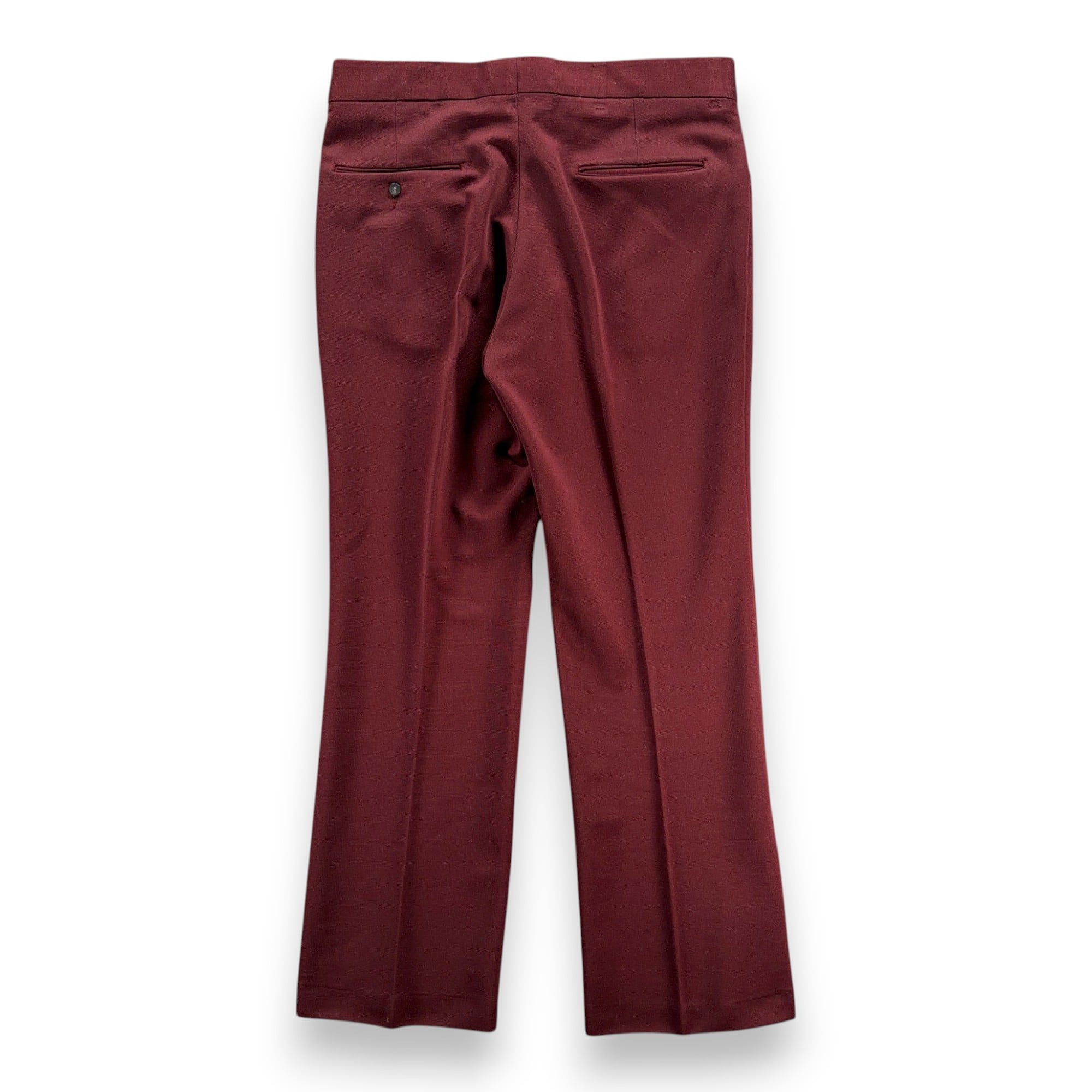 Vintage Kings Road Pants Mens 32x30 Red Sears Perma Prest Flared 34 Tag 70s-2 Vintage Kings Road Pants Mens 32x30 Red Sears Perma Prest Flared 34 Tag 70s