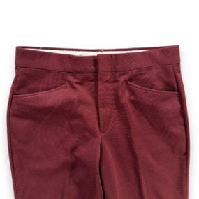 Vintage Kings Road Pants Mens 32x30 Red Sears Perma Prest Flared 34 Tag 70s
