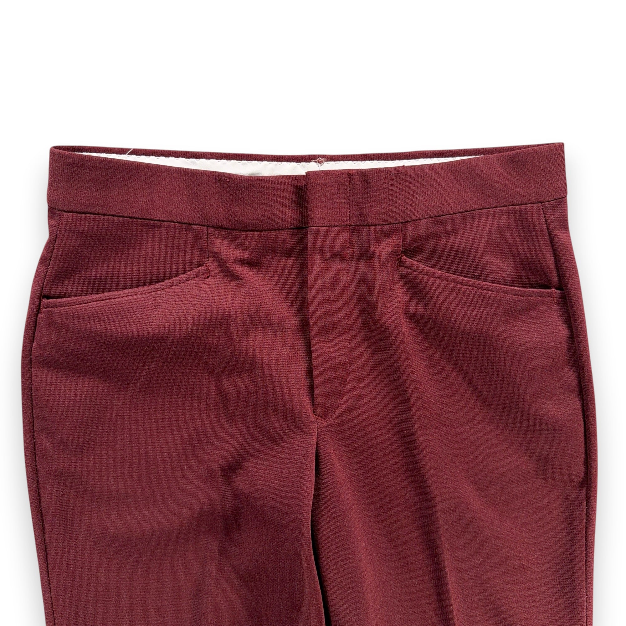 Vintage Kings Road Pants Mens 32x30 Red Sears Perma Prest Flared 34 Tag 70s-3 Vintage Kings Road Pants Mens 32x30 Red Sears Perma Prest Flared 34 Tag 70s