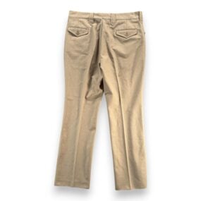 Vintage Western Pants Mens 36x31 Brown Gold Talon Zipper Bootcut Cowboy 70s