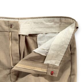 Vintage Western Pants Mens 36x31 Brown Gold Talon Zipper Bootcut Cowboy 70s