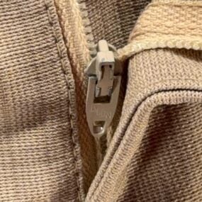 Vintage Western Pants Mens 36x31 Brown Gold Talon Zipper Bootcut Cowboy 70s