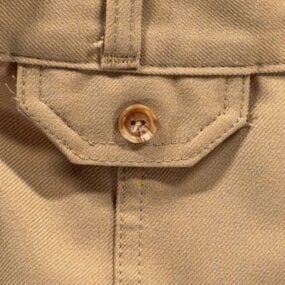 Vintage Bell Bottom Pants Mens 28x32 Brown Talon Zip Flare Hip Pockets 70s