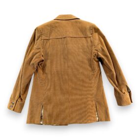 Vintage Don Richards Jacket Adult LARGE Brown Corduroy Western Leisure Lined 70s
