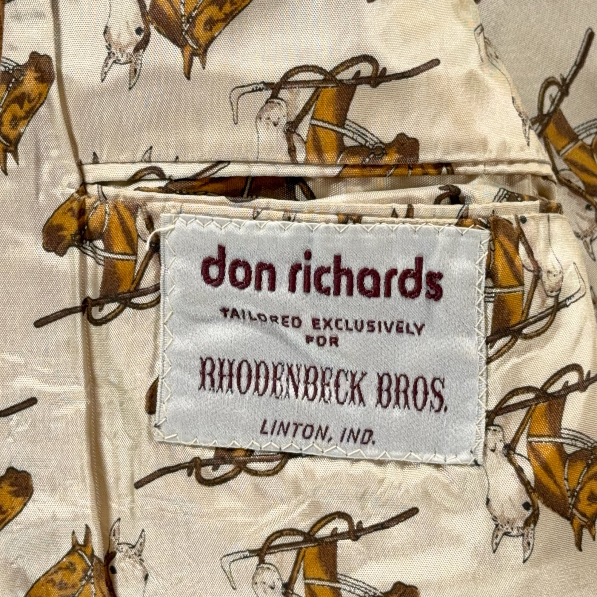 Vintage Don Richards Jacket Adult LARGE Brown Corduroy Western Leisure Lined 70s-5 Vintage Don Richards Jacket Adult LARGE Brown Corduroy Western Leisure Lined 70s