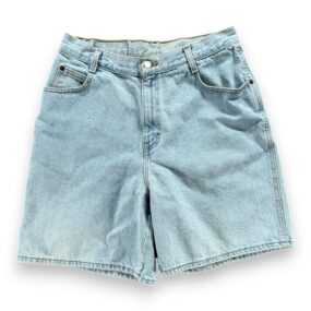 Vintage Gitano Shorts Womens 14 31 Blue Jean Denim Wide Leg Light Wash 90s