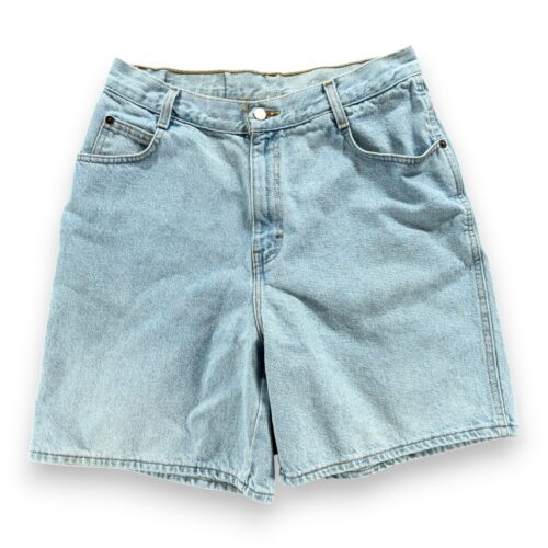 Vintage Gitano Shorts Womens 14 31 Blue Jean Denim Wide Leg Light Wash 90s