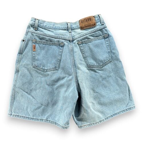 Vintage Gitano Shorts Womens 14 31 Blue Jean Denim Wide Leg Light Wash 90s-2 Vintage Gitano Shorts Womens 14 31 Blue Jean Denim Wide Leg Light Wash 90s
