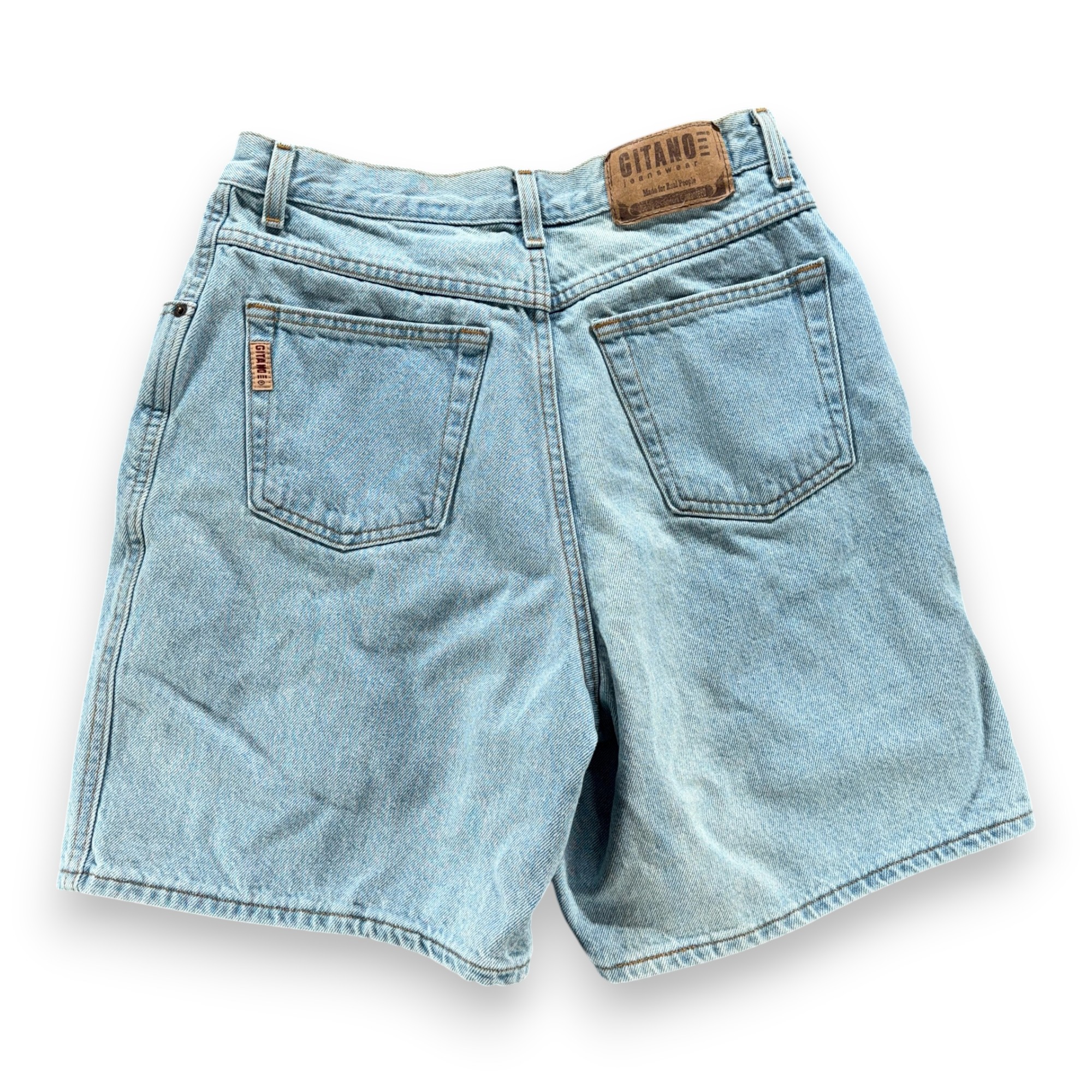 Vintage Gitano Shorts Womens 14 31 Blue Jean Denim Wide Leg Light Wash 90s-2 Vintage Gitano Shorts Womens 14 31 Blue Jean Denim Wide Leg Light Wash 90s