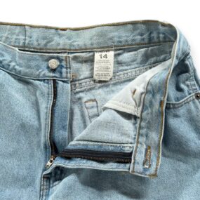 Vintage Gitano Shorts Womens 14 31 Blue Jean Denim Wide Leg Light Wash 90s