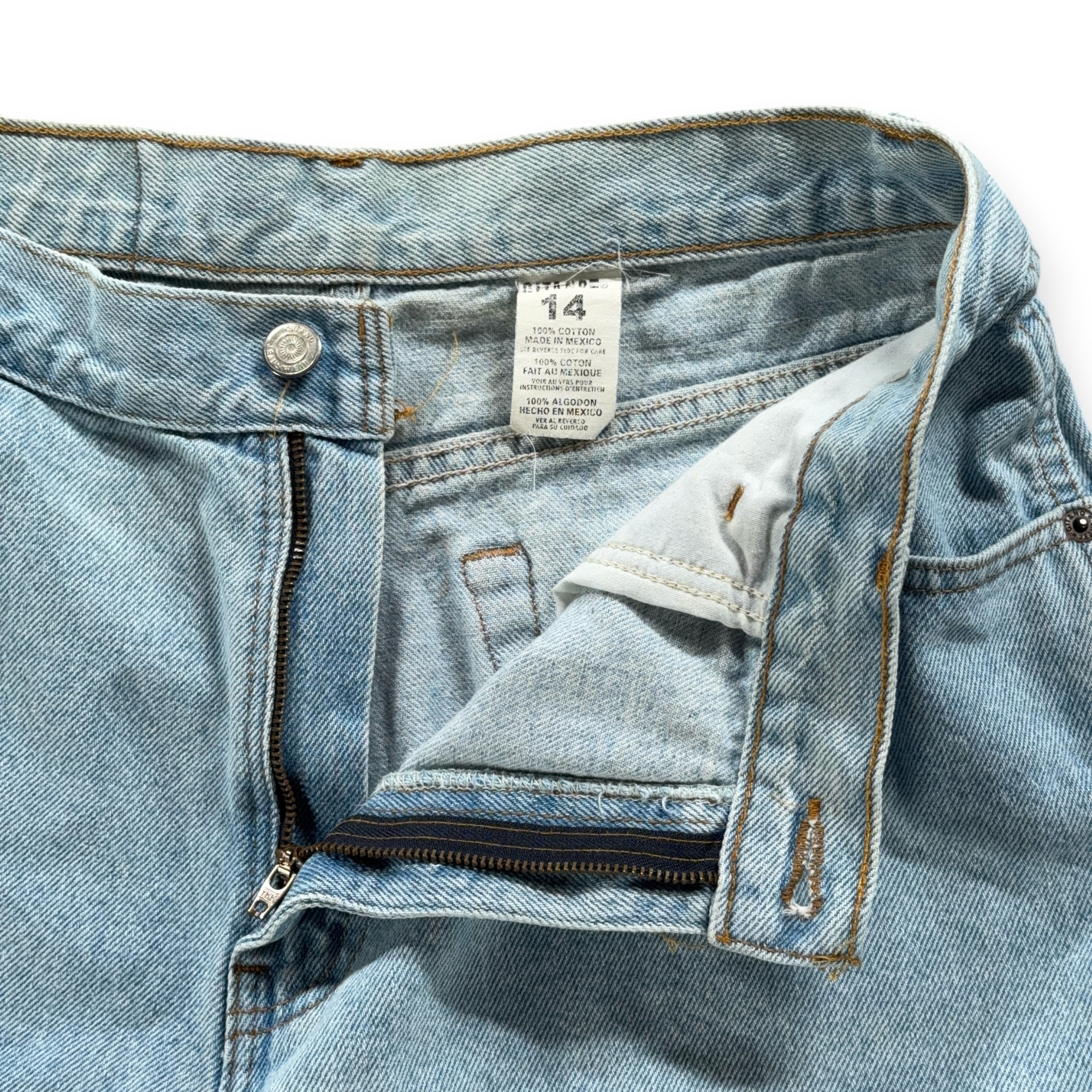 Vintage Gitano Shorts Womens 14 31 Blue Jean Denim Wide Leg Light Wash 90s-3 Vintage Gitano Shorts Womens 14 31 Blue Jean Denim Wide Leg Light Wash 90s