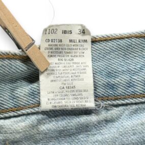 Vintage Gitano Shorts Womens 14 31 Blue Jean Denim Wide Leg Light Wash 90s