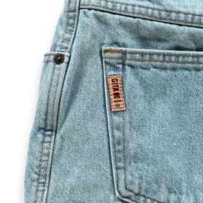 Vintage Gitano Shorts Womens 14 31 Blue Jean Denim Wide Leg Light Wash 90s