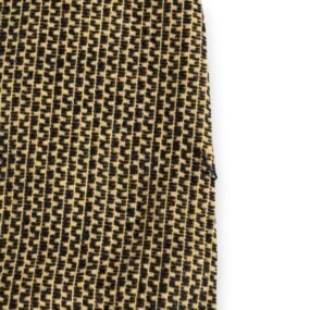 Vintage Zeppelin Pants Mens 31x28 Brown Pleated Geometric Cotton 32x34 Tag 90s