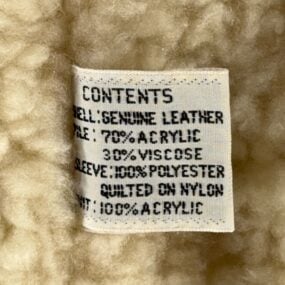 Vintage Leather Vest Adult LARGE Brown Suede Sherpa Western David Michael 70s