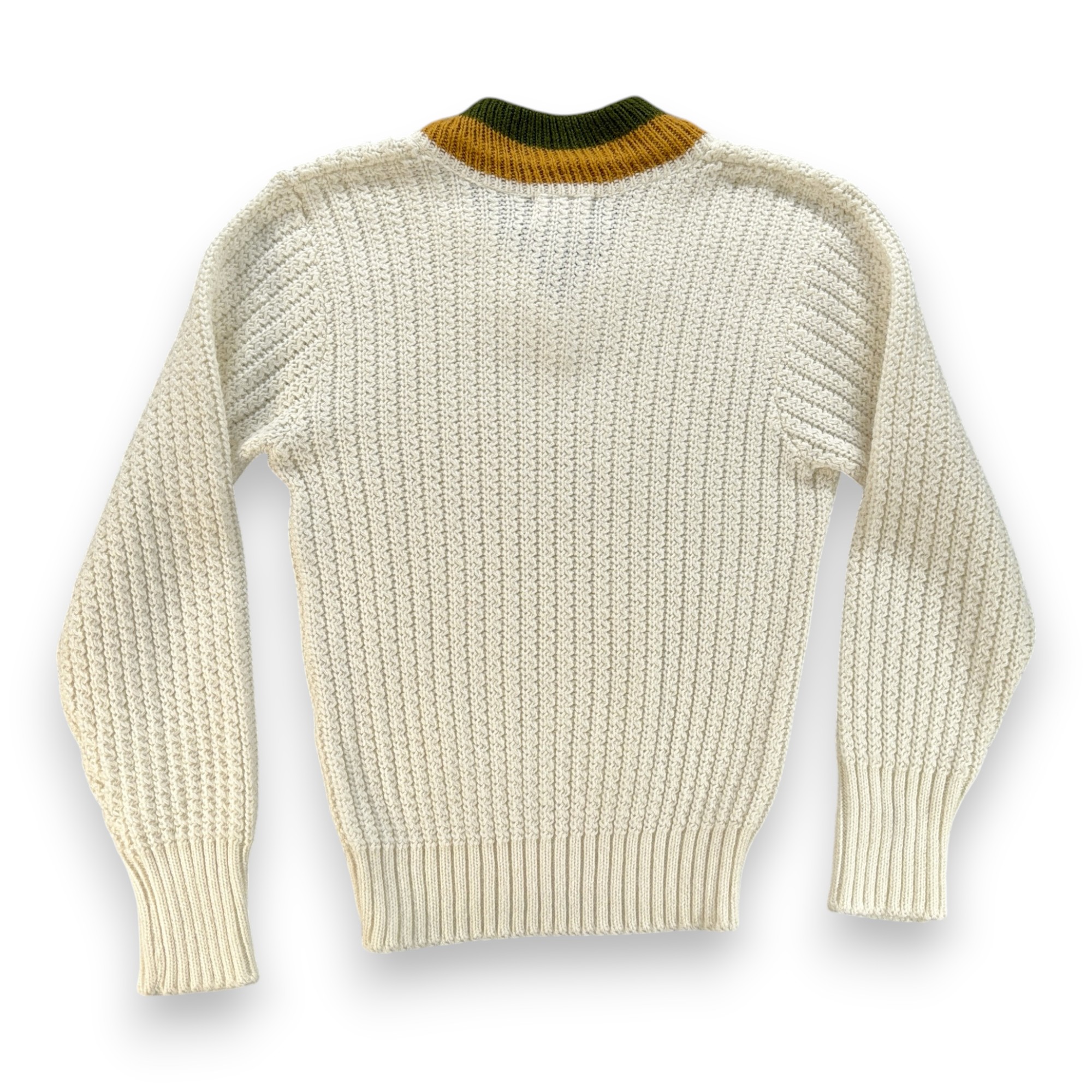 Vintage Campus Sweater Adult SMALL White Orlon Acrylic Cable Knit Tennis USA 60s-3 Vintage Campus Sweater Adult SMALL White Orlon Acrylic Cable Knit Tennis USA 60s