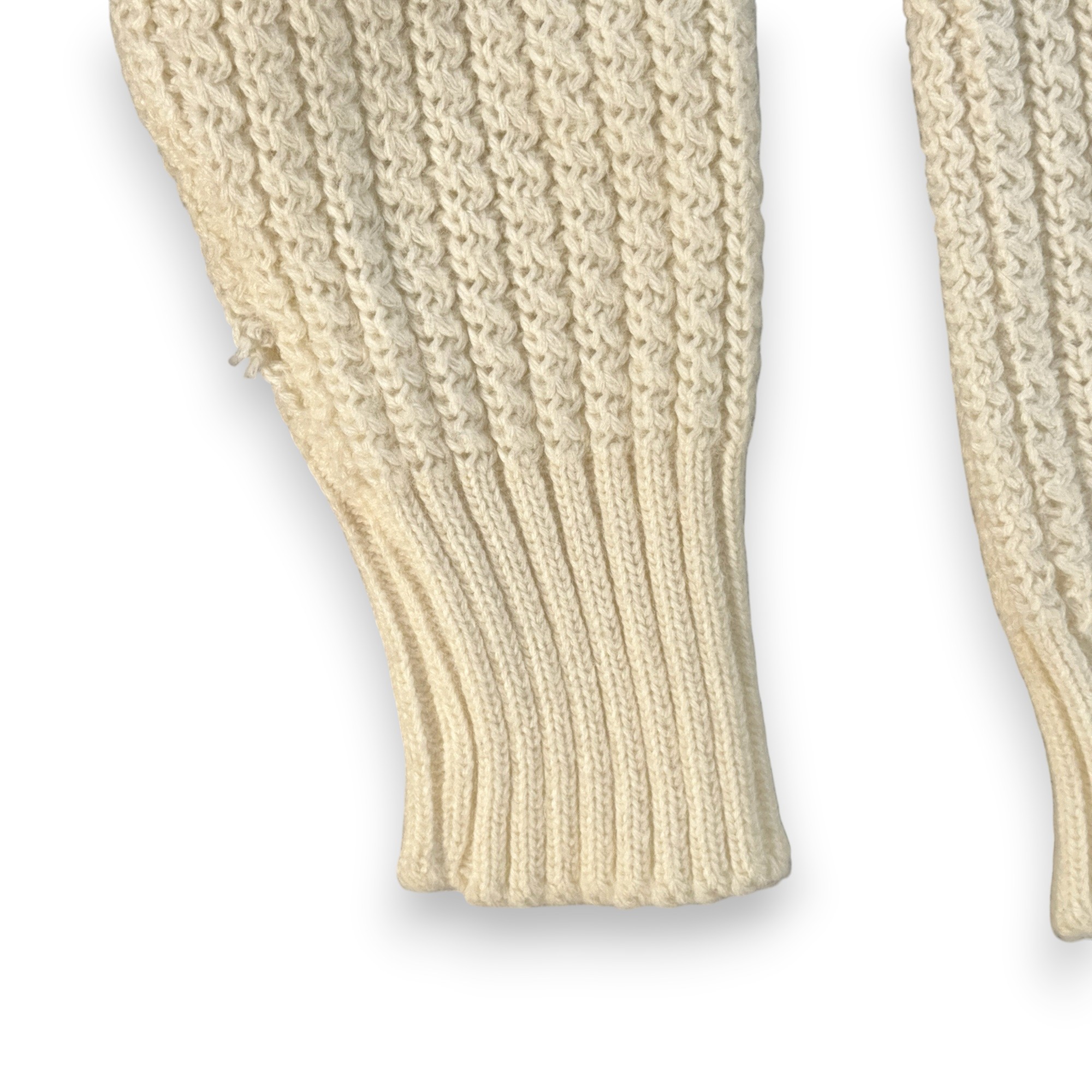 Vintage Campus Sweater Adult SMALL White Orlon Acrylic Cable Knit Tennis USA 60s-5 Vintage Campus Sweater Adult SMALL White Orlon Acrylic Cable Knit Tennis USA 60s